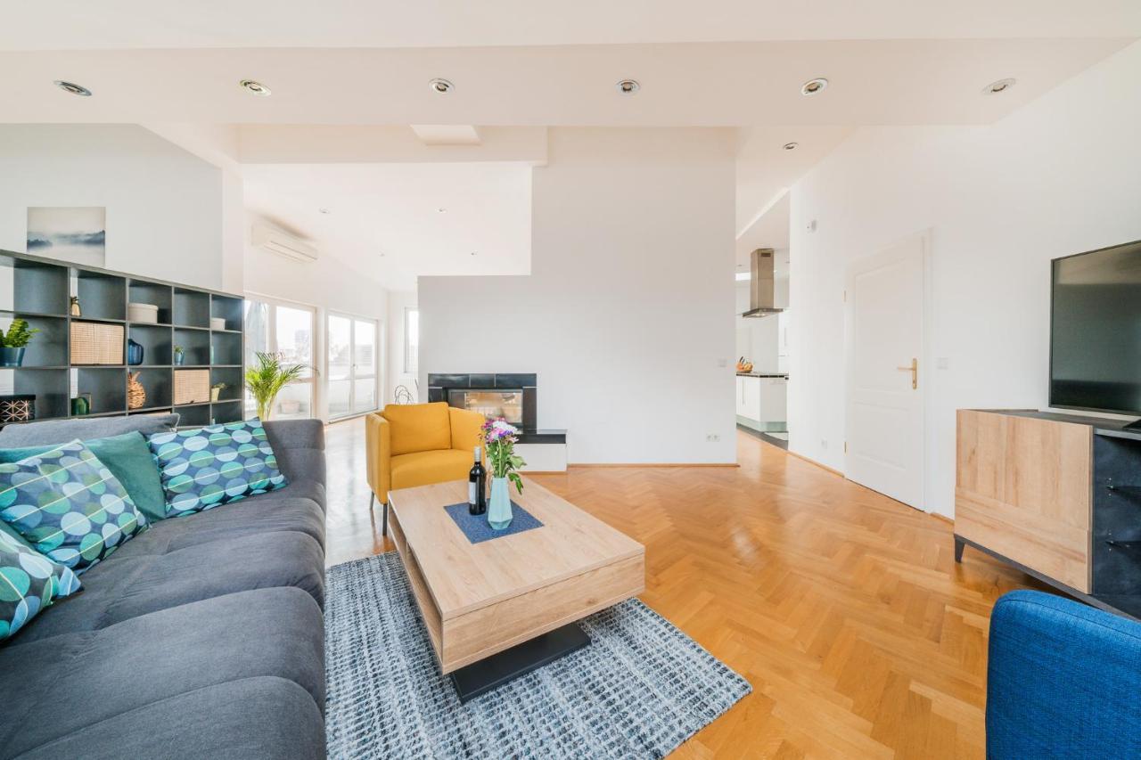 Penthouse Apartment - Sauna - Terrasse - Kamin - Ac Βιέννη Εξωτερικό φωτογραφία