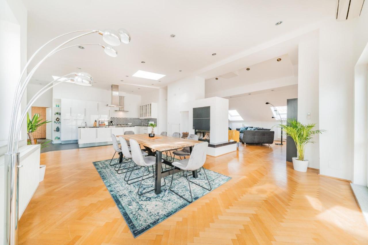Penthouse Apartment - Sauna - Terrasse - Kamin - Ac Βιέννη Εξωτερικό φωτογραφία