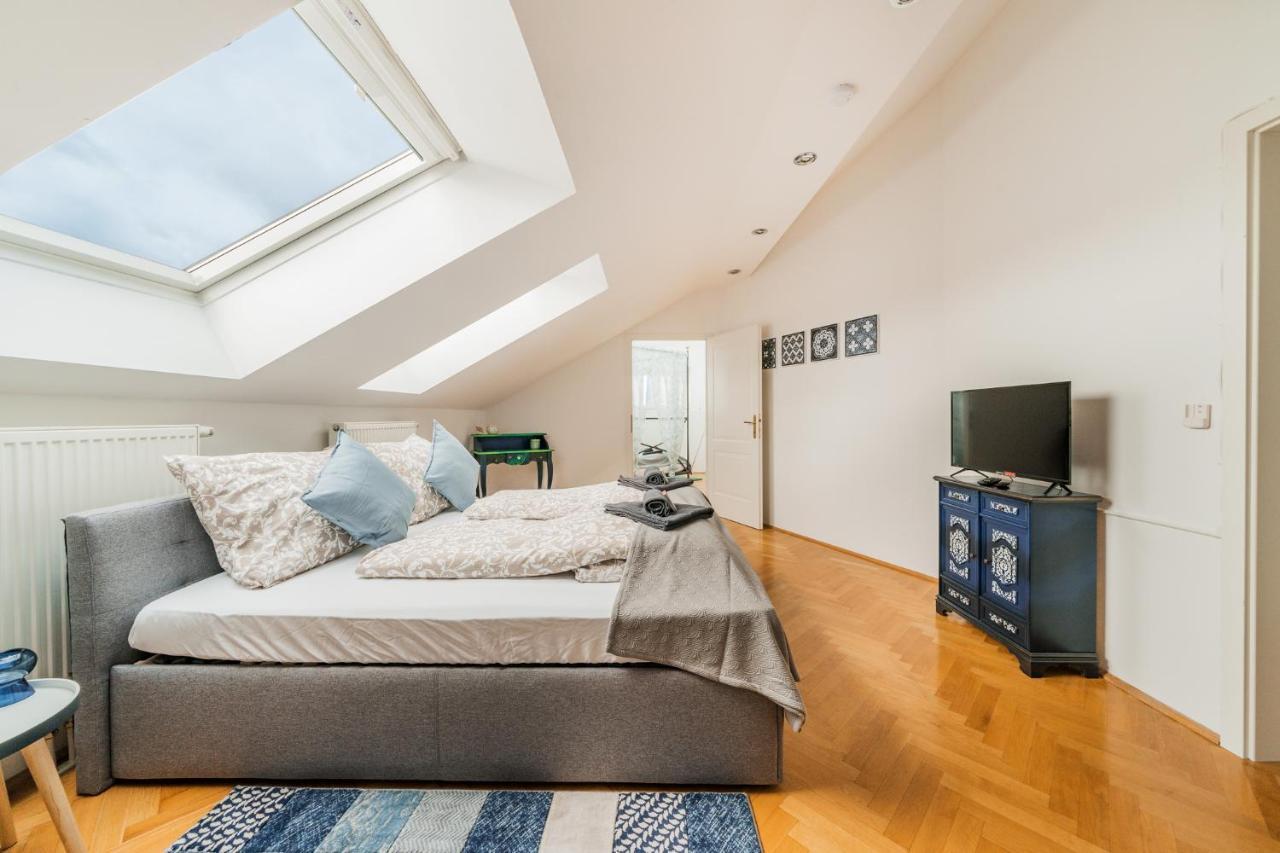 Penthouse Apartment - Sauna - Terrasse - Kamin - Ac Βιέννη Εξωτερικό φωτογραφία