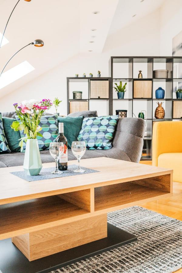Penthouse Apartment - Sauna - Terrasse - Kamin - Ac Βιέννη Εξωτερικό φωτογραφία